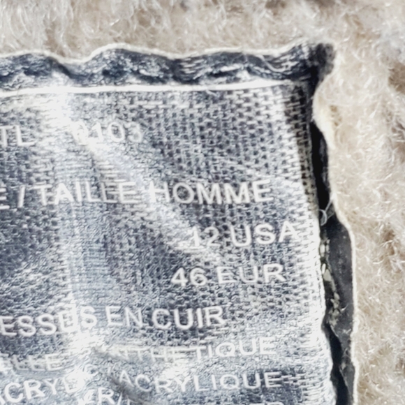 Andrew Marc Rutland Black Leather Lace Up Zip Boots - Picture 12 of 12